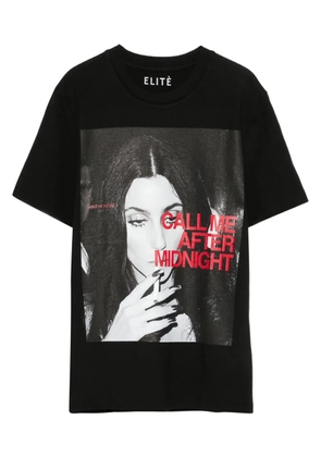 Elite graphic-print T-shirt - Black