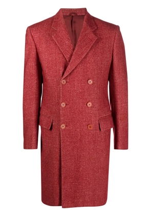 Helmut Lang Pre-Owned 1990 notched-lapel double-breasted coat - Red