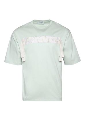 Lanvin curb-embroidered T-shirt - Green