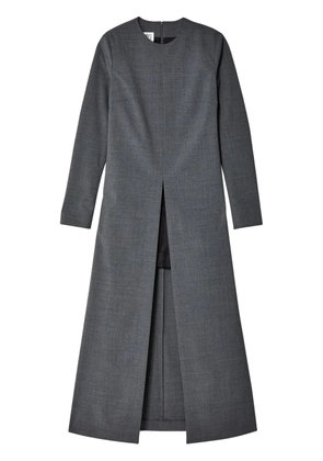 MM6 Maison Margiela long-sleeve virgin-wool blend dress - Grey