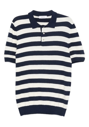 Gran Sasso striped polo shirt - Blue
