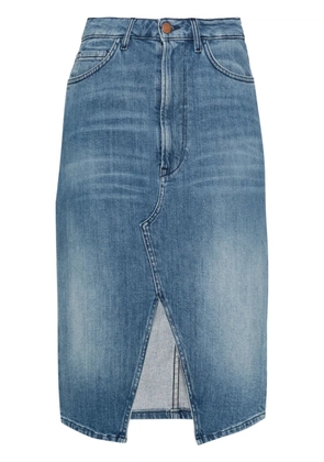 3x1 Elizabella denim midi skirt - Blue