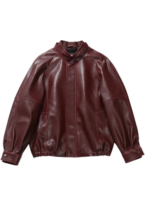 MM6 Maison Margiela raglan-sleeves jacket - Red