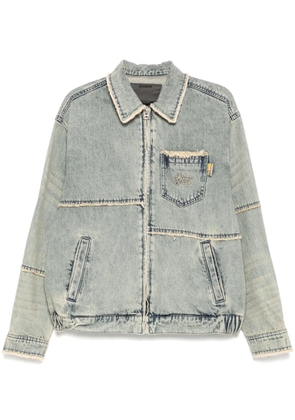 Musium Div. embroidered denim jacket - Blue
