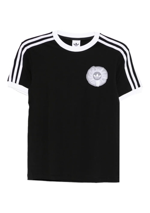 adidas appliqué-detail short-sleeve T-shirt - Black