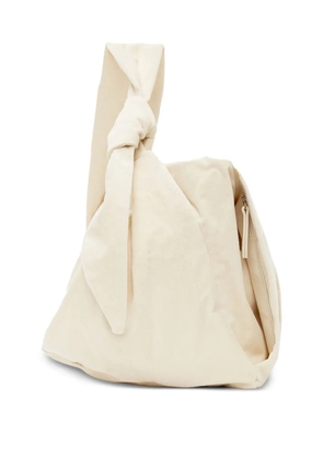 Low Classic knotted shoulder bag - Neutrals