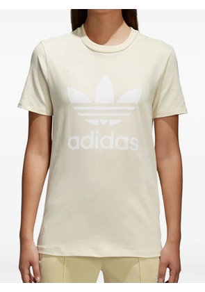 adidas Stadium Originals Trefoil 'Mist Sun/White' T-shirt - Yellow