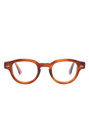 Sestini Eyewear Sei E Mezzo glasses - Brown