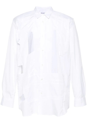 Comme Des Garçons Shirt cut-out shirt - White