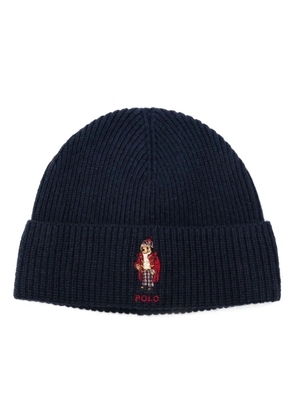 Polo Ralph Lauren Polo Bear-motif beanie hat - Blue