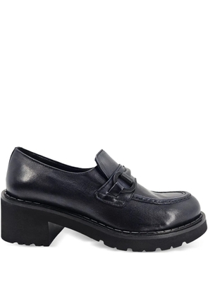 Madison.Maison chunky lug-sole loafers - Blue