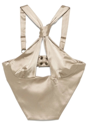 Sinead O'Dwyer Bib top - Neutrals