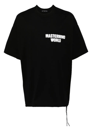 Mastermind World spray-paint effect T-shirt - Black