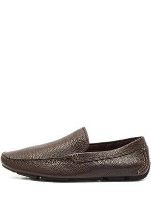 Ferragamo Pre-Owned leather loafers - Brown