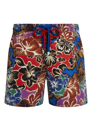 Vilebrequin Hawaiin Patchwork swim shorts - Blue