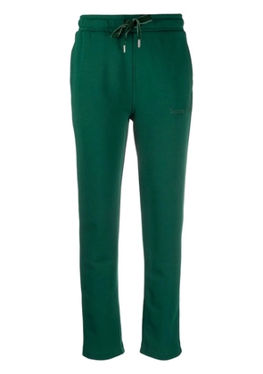 Tommy Hilfiger logo-embroidery cotton sweatpants - Green