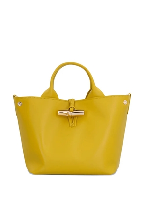 Longchamp small Roseau tote bag - Yellow