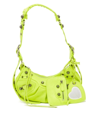Balenciaga Pre-Owned stud-detail shoulder bag - Green