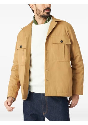 Fortela patch pocket cotton overshirt - Neutrals