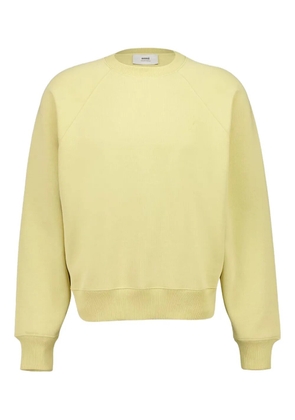 AMI Paris Ami de Coeur heart-embossed sweatshirt - Yellow
