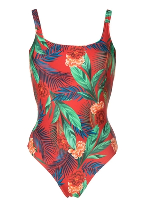 Lygia & Nanny Hapuna floral-print swimsuit - Red