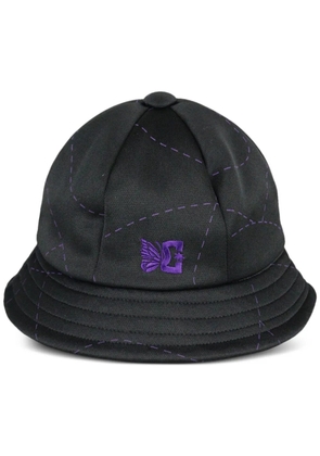 Needles Bermuda embroidered-logo bucket hat - Black