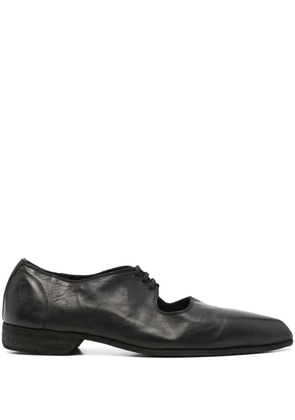 Guidi leather oxford shoes - Black