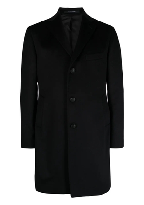 Tagliatore Bruce felted wool coat - Black