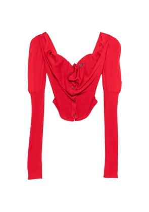 Vivienne Westwood Bea Corset cardigan - Red