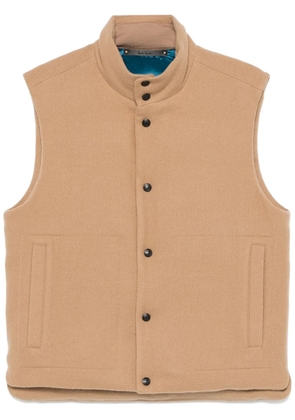 Paul Smith padded gilet - Brown
