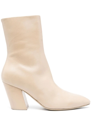 Officine Creative Sevre 001 80mm leather boots - Neutrals