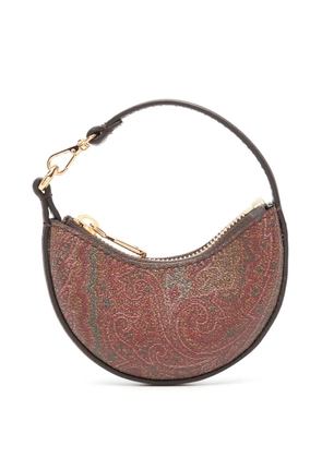 ETRO paisley-print mini bag - Brown