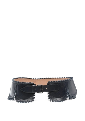 Alaïa Pre-Owned 2000s leather belt - Blue