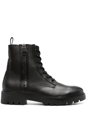 Calvin Klein Jeans zip-up combat boots - Black