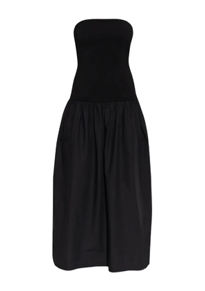 rag & bone Irina strapless gathered maxi dress - Black