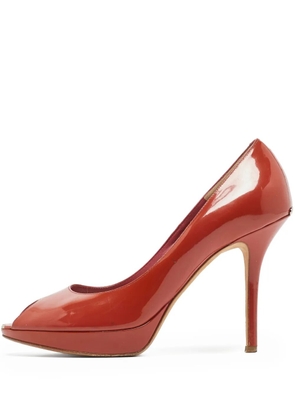 Christian Dior Pre-Owned 150mm Miss Dior pumps - Orange