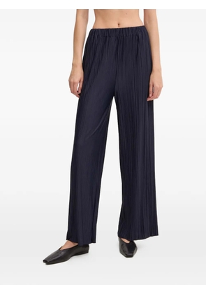 SAMSOE SAMSOE pleated wide trousers - Blue