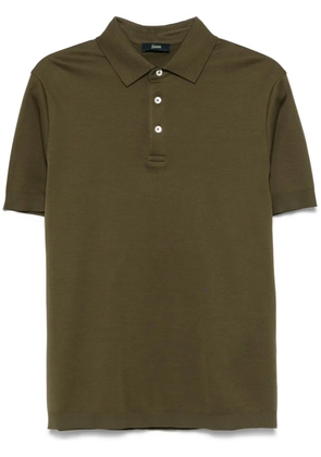 Herno knitted polo shirt - Green
