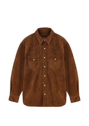 Fortela patch-pocket shirt - Brown