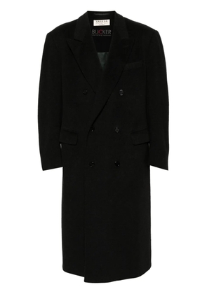 A.N.G.E.L.O. Vintage Cult 1990s peak lapels double-breasted cashmere coat - Black
