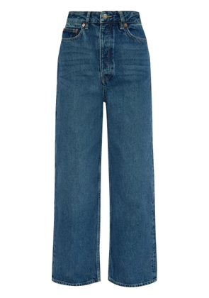 SAMSOE SAMSOE organic cotton straight-leg jeans - Blue