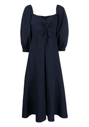Cinq A Sept Kristina bishop-sleeves midi dress - Blue