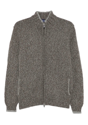 Fedeli alpaca wool-blend cardigan - Grey