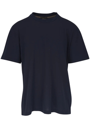 Brioni Cotton Logo T-Shirt - Blue