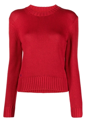 Polo Ralph Lauren Polo Pony chunky-knit jumper - Red