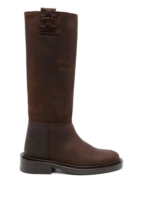 Hereu Anella 45mm suede boots - Brown