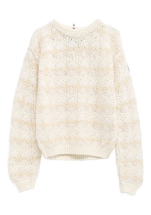 Moncler Grenoble striped sweater - Neutrals