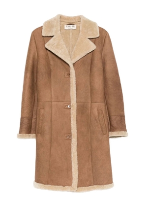 A.N.G.E.L.O. Vintage Cult 2000s shearling-trim coat - Brown