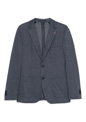 LIU JO checked single-breasted blazer - Blue