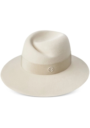 Maison Michel Virginie fedora hat - Neutrals